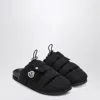 Moncler Mon Pocket Slippers In Black