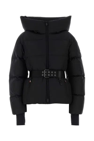 MONCLER BLACK NYLON NESENE DOWN JACKET