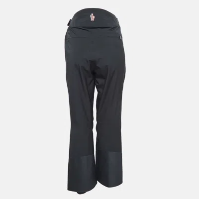 Pre-owned Moncler Black Nylon Ski Pants M