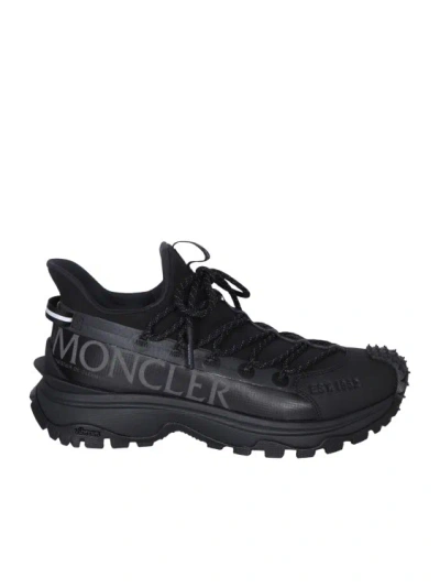 Moncler Black Nylon Sneakers