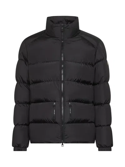 MONCLER BLACK NYLON TUILERIES SHORT DOWN JACKET