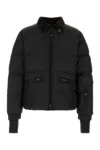 Moncler Yunnan Corduroy-collar Down Jacket In Black