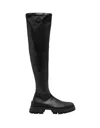 Moncler Hevea Over The Knee Boot In Black