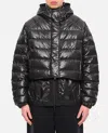 Moncler Black Padded Down Jacket In Black