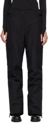Moncler Black Padded Gore-tex Ski Pants In Black