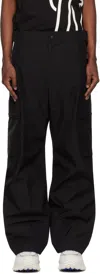 Moncler Black Padded Ski Pants In 999 - Black
