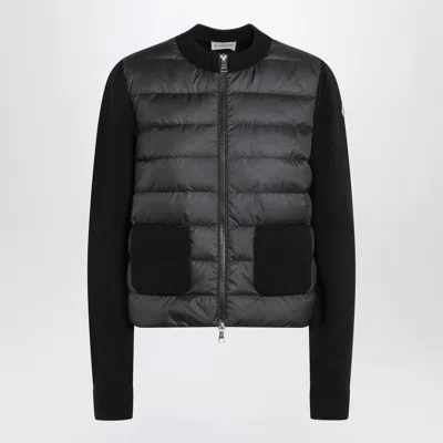 Moncler Black Padded Zip-up Cardigan
