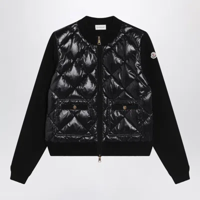 Moncler Black Padded Zip-up Sweatshirt