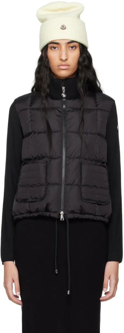 Moncler Padded Zip In Black