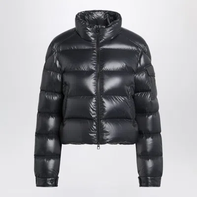 MONCLER BLACK PETRA SHORT PUFFER JACKET