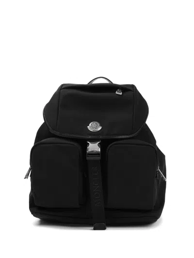 MONCLER MONCLER BLACK POLYAMIDE BACKPACK