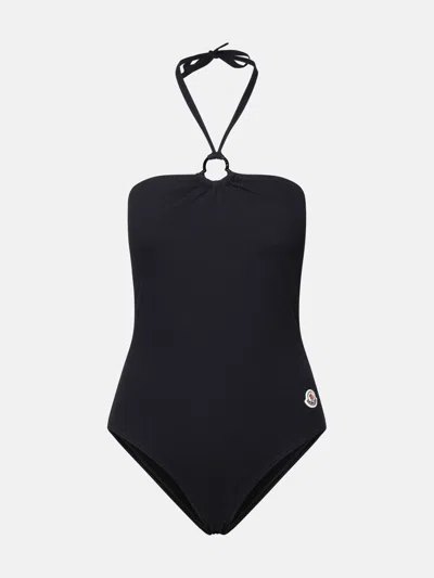 Moncler Black Polyamide Blend One-piece Swimsuit