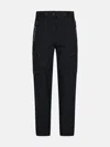 Moncler Black Polyamide Blend Trousers In Black