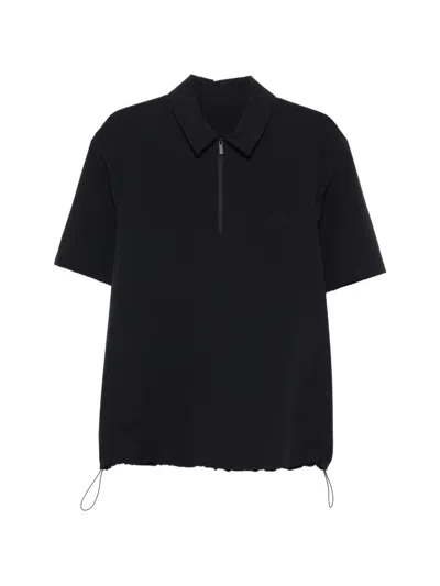 Moncler Black Polyamide Shirt In Multi