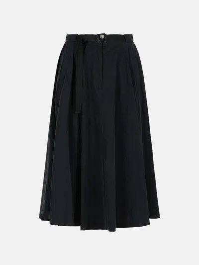Moncler Black Polyamide Skirt