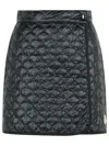 Moncler Padded Mini Skirt With Quilted Pattern. In Black