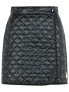 Moncler Padded Mini Skirt With Quilted Pattern. In Black