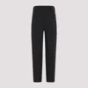 MONCLER BLACK POLYAMIDE TROUSERS