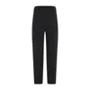 Moncler Grenoble Black Cargo Pants With Adjustable Waist In Stretch Fabric Woman In Black