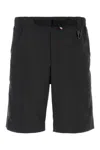 Moncler Day-namic Nylon Bermuda Shorts With Adjustable Drawstring In Black