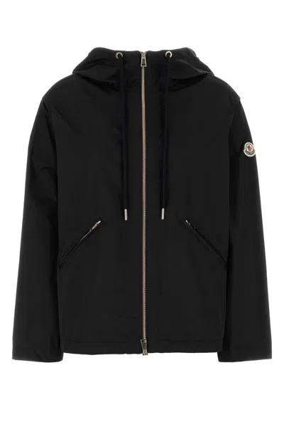 Moncler Cassiopea Windbreaker Polyester Noir In Black