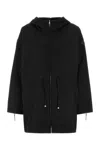 Moncler Saverne Polyester Jacket Drawstring Waist In 999
