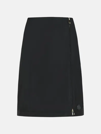 Moncler Black Polyester Skirt