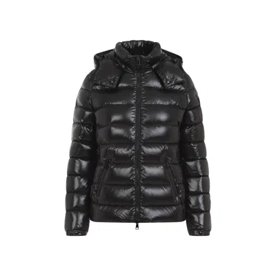 MONCLER BLACK QUILTED JACKET
