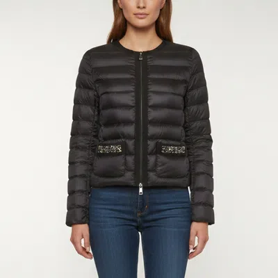 Pre-owned Moncler Black Quilted Nylon Puffer Cristalline Jacket Xxs