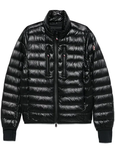 MONCLER BLACK QUILTED SHORT DOWN JACKET MONCLER GRENOBLE