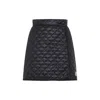 Moncler Padded Mini Skirt With Quilted Pattern. In Black