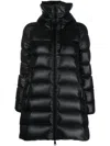 Moncler Suyen Leger Nylon Down Jacket In Black