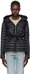 Moncler Womens Black Raie Quilted Hooded Shell-down Jacket In 999 Black