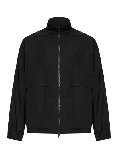 Moncler Black Rastaban Packable Jacket In Blue