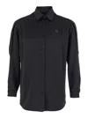 Moncler Black Regular Solid Shirt In Black