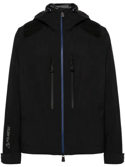 Moncler Black Ripstop Hooded Jacket