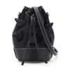 Moncler Black Riveted Shoulder Bag In Black