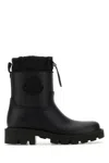 Moncler Kickstream Rubber Wellington Ankle Boots
