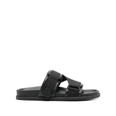 MONCLER MONCLER BLACK SANDALS WOMEN