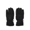Moncler Grenoble Padded Soft Shell Gloves In Black
