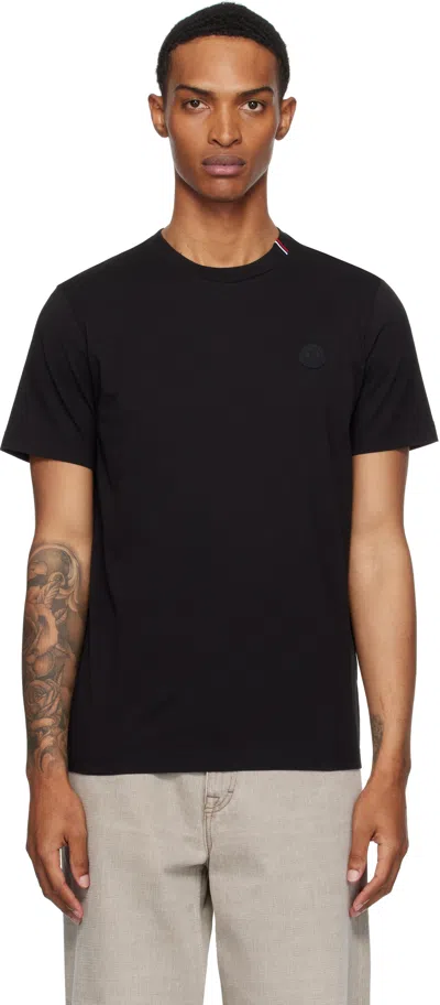 Moncler Black Short Sleeve T-shirt