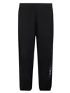 Moncler Logo Print Track Pants In Black
