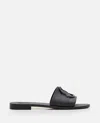 Moncler Mon Slides In Black