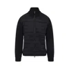 Moncler Cardigan Tricot Jacket Men In Black