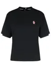 Moncler Grenoble Black Cotton T-shirt Women