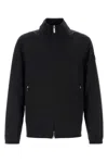Moncler Men's Stretch Nylon Frene Windbreaker In Black