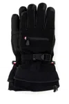 Moncler Grenoble Black Stretch Nylon Gloves In Black