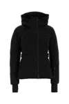 Moncler Grenoble Black Stretch Nylon Guyane Down Jacket In Black