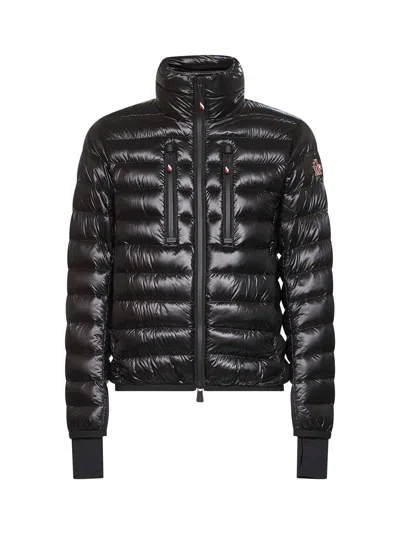 Moncler Black Stretch Nylon Hers Down Jacket