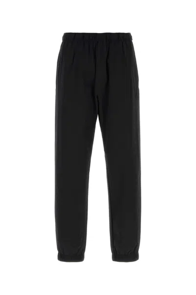 MONCLER MONCLER BLACK STRETCH NYLON JOGGERS